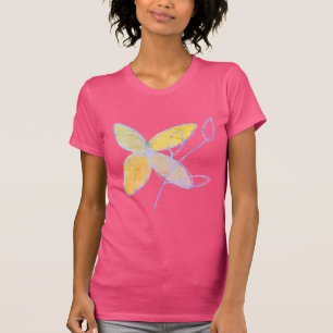 Funky Flower Abstract Art to Wear T-Shirt
