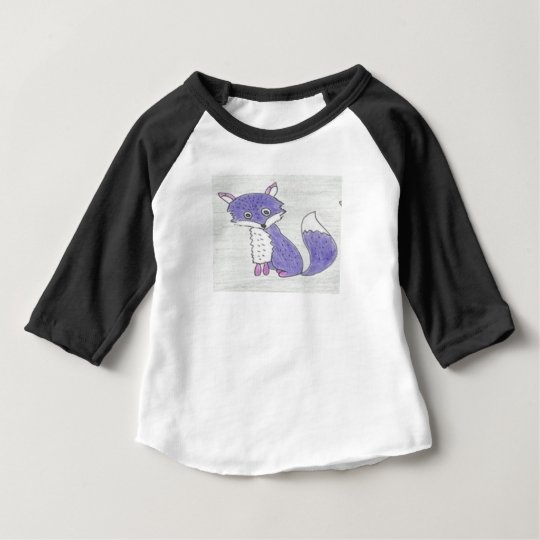 Funky Foxes Pattern Baby T-Shirt