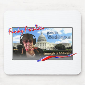 Funky Fraulien goes to Washington Mouse Pad