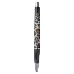 funky fun fluffy leopard print pattern original pen