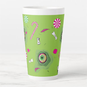 Funky Fun Sweet Death And Candy! Latte Mug