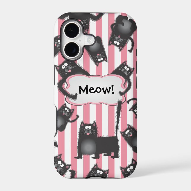 Funky fuzzy Kitty Cat iPhone4 case (Back)