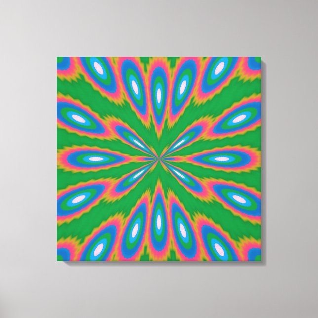 Funky Garden Canvas Print (Front)