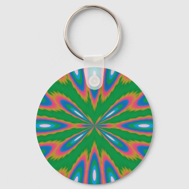 Funky Garden Keychain (Front)