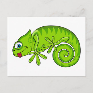 Funky Gecko Postcard