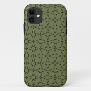 Funky Geometric BT iPhone 5 Case, Green 11 Case
