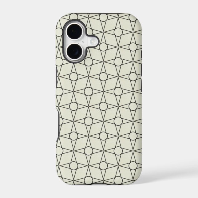 Funky Geometric BT iPhone 5 Case, Ivory (Back)