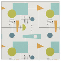 Funky Geometric Flow Chart Mid-Century Modern