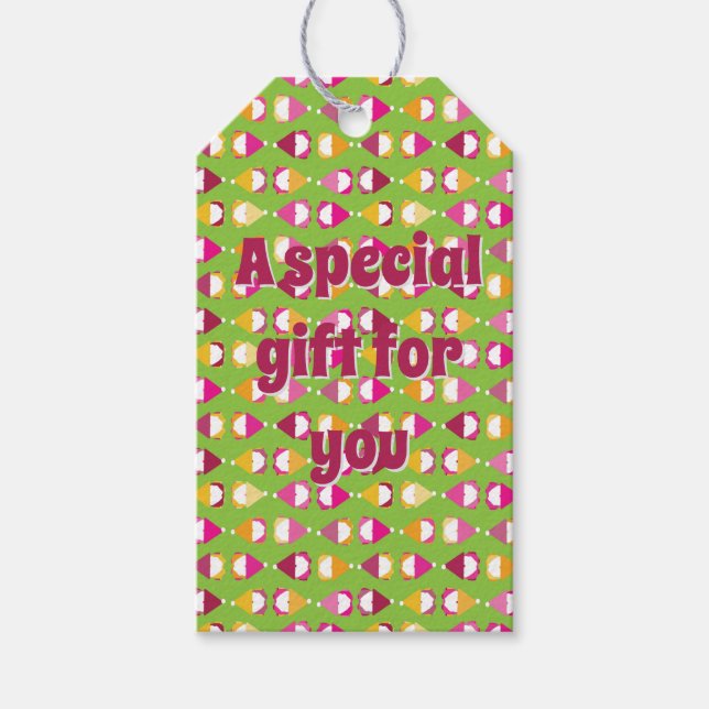 Funky Gnome Gift Tag (Front)