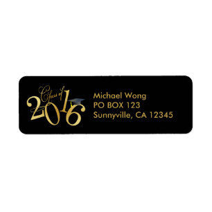 Funky Gold Class of 2016 Graduation