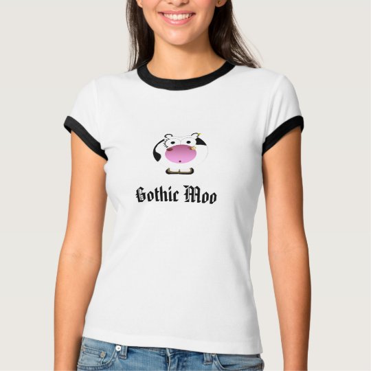 Funky Gothic Moo top for goth chicks