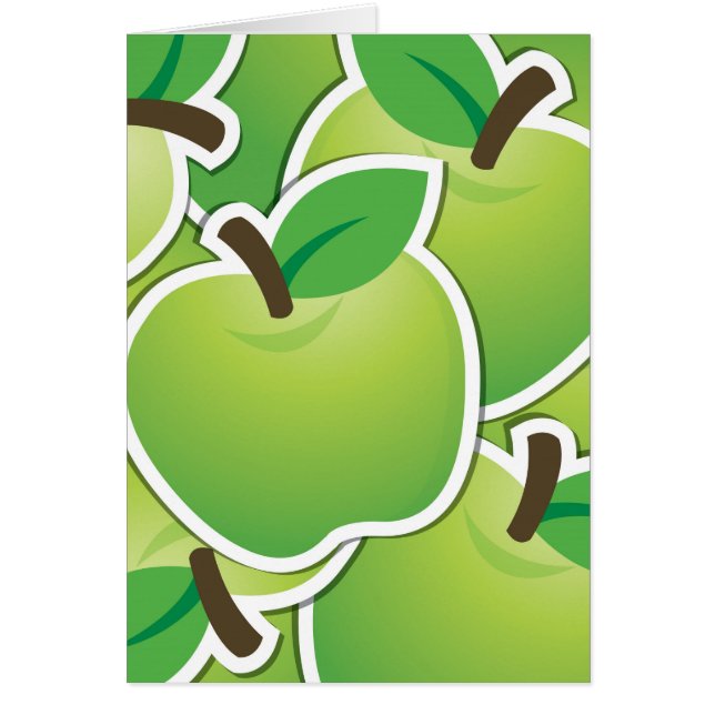 Funky green apples (Front)
