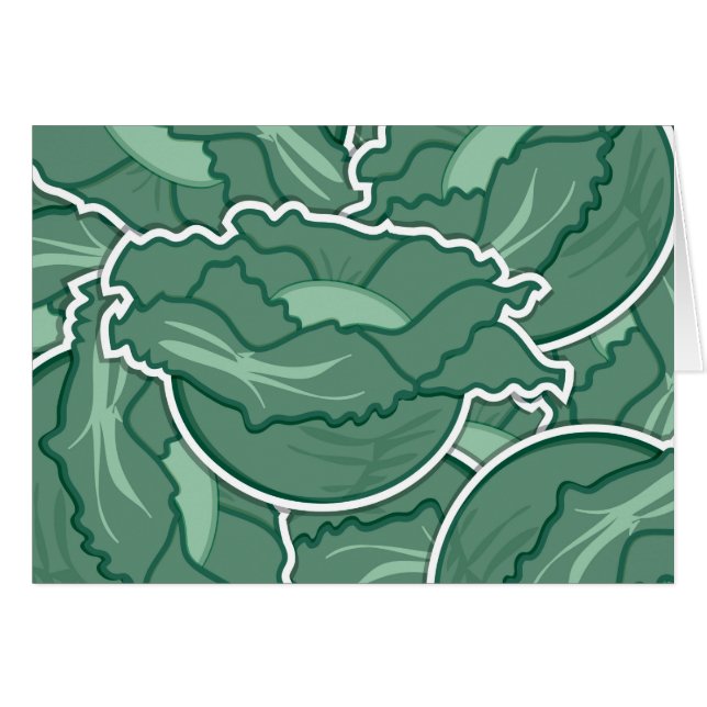Funky green cabbage (Front Horizontal)