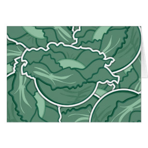 Funky green cabbage