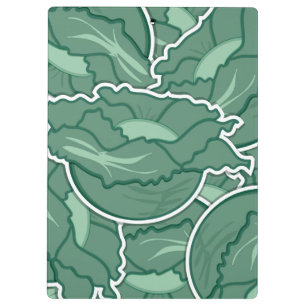 Funky green cabbage clipboard