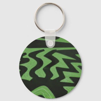 Funky Green Keychain