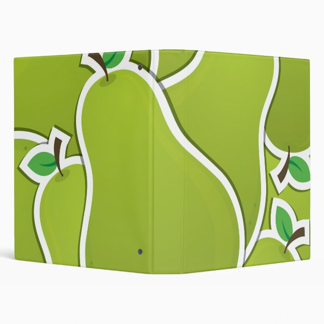 Funky green pears binder (Background)