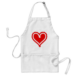 Funky Heart Standard Apron