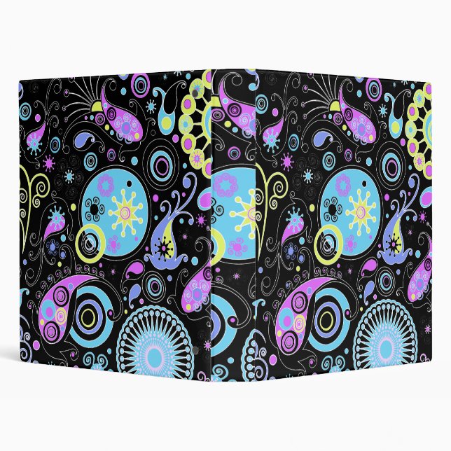 funky hippie design binder (Background)