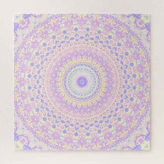 Funky Hippie Mandala  Jigsaw Puzzle (Vertical)