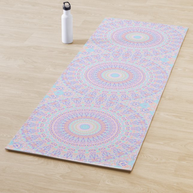 Funky Hippie Mandala  Yoga Mat (In Situ)