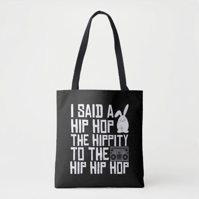 Funky Hippity Hop Sac fourre-tout de Pâques (Devant)