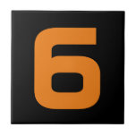 Funky House Numbers Tile<br><div class="desc">Funky house numbers</div>