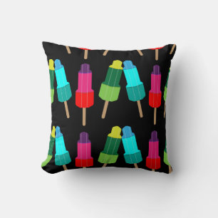 Funky Ice-Cream Pattern Ice-Cream Graphic Duvet Throw Pillow