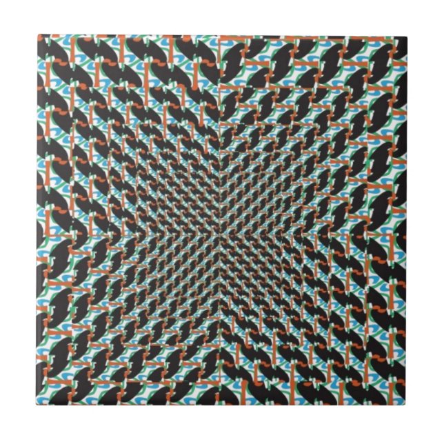 Funky Illusion Tile (Front)