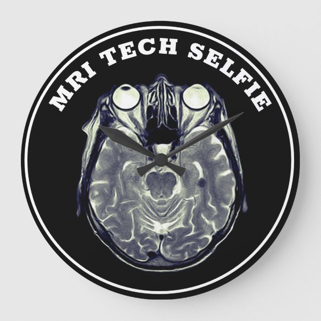 Funky IRM Tech Selfie Xray Grande horloge (Recto)
