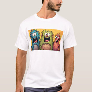 Funky Kaiju Osaka Monster Art Spread Joy & Smiles T-Shirt