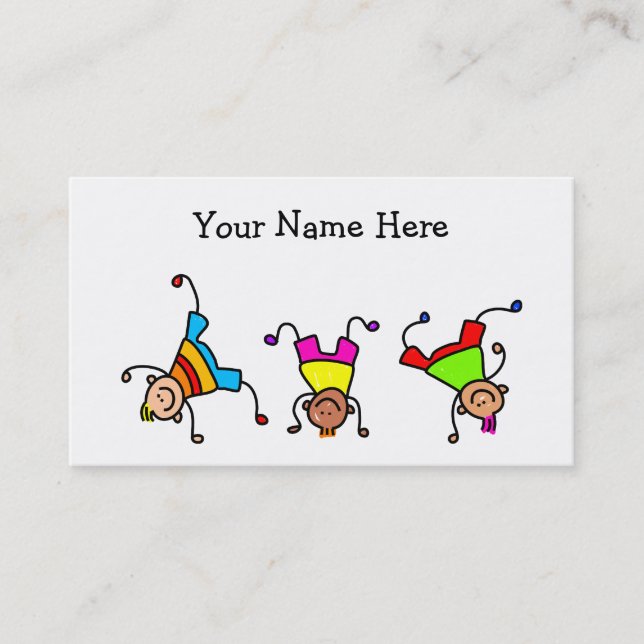 Funky Kids Business Card (Front)