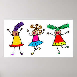 Funky Kids Poster