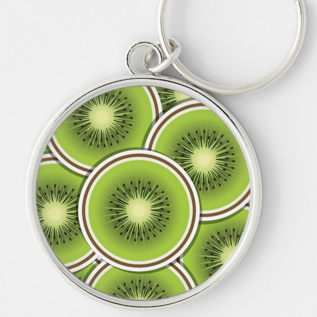 Funky kiwi fruit keychain (Front)