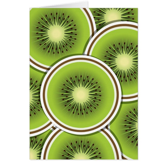 Funky kiwi fruit slices (Front)
