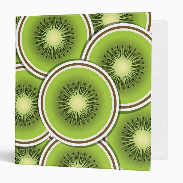 Funky kiwi fruit slices binder (Front/Inside)