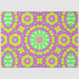 Funky Lavender, Lime Green & Yellow Decoupage Tissue Paper