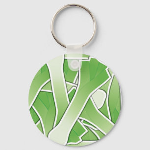 Funky leek keychain