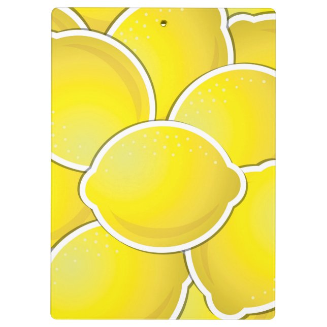 Funky lemon clipboard (Back)