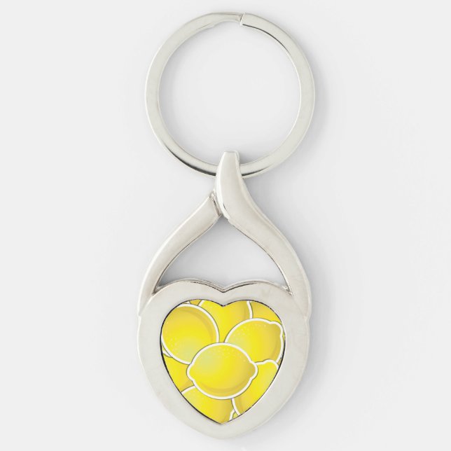 Funky lemon keychain (Front)