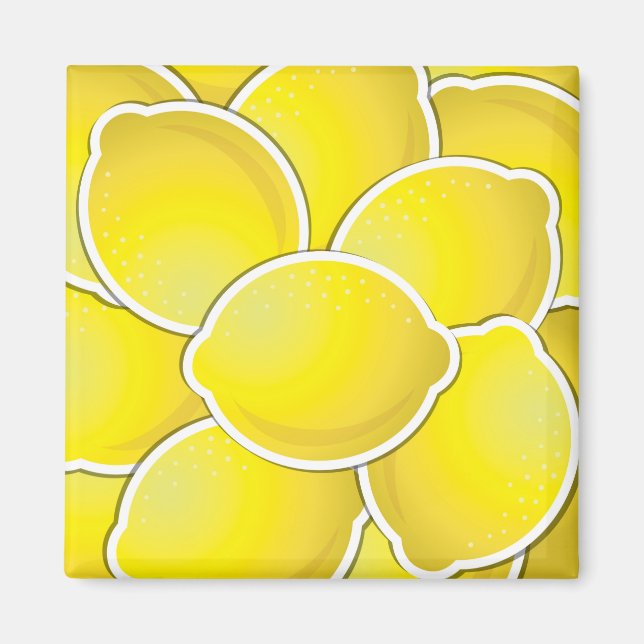 Funky lemon magnet (Front)