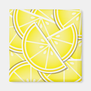 Funky lemon wedges! magnet