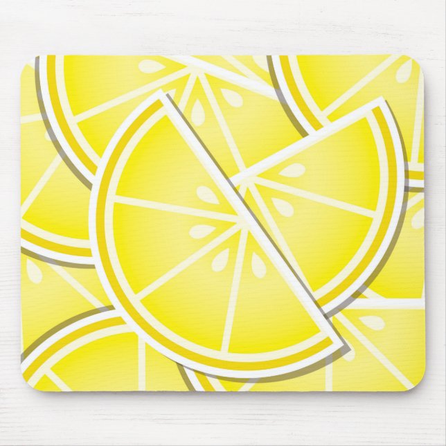 Funky lemon wedges! mouse pad (Front)
