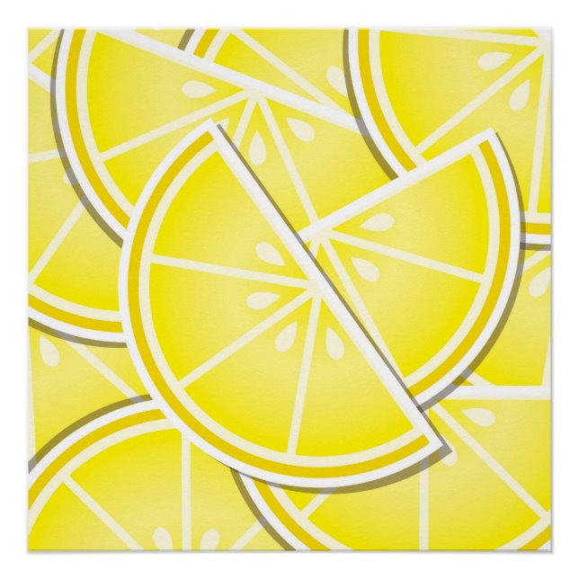 Funky lemon wedges! poster (Front)