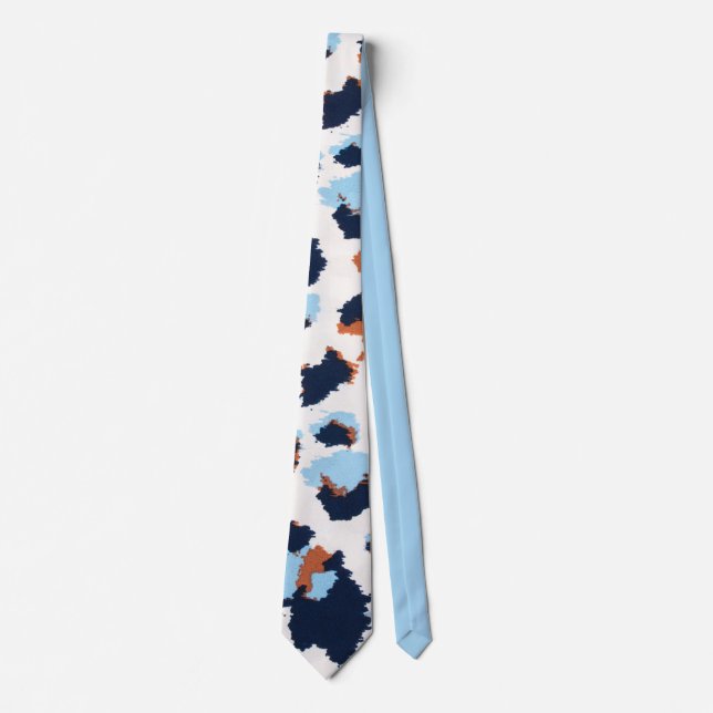Funky Leopard Patterns Animal Zoo Art Animal Art   Tie (Front)