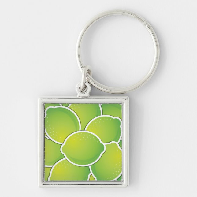 Funky lime keychain (Front)