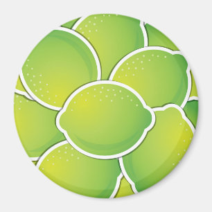 Funky lime magnet
