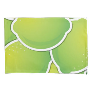 Funky lime pillowcase
