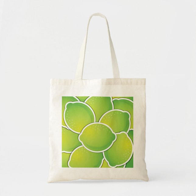 Funky lime tote bag (Front)