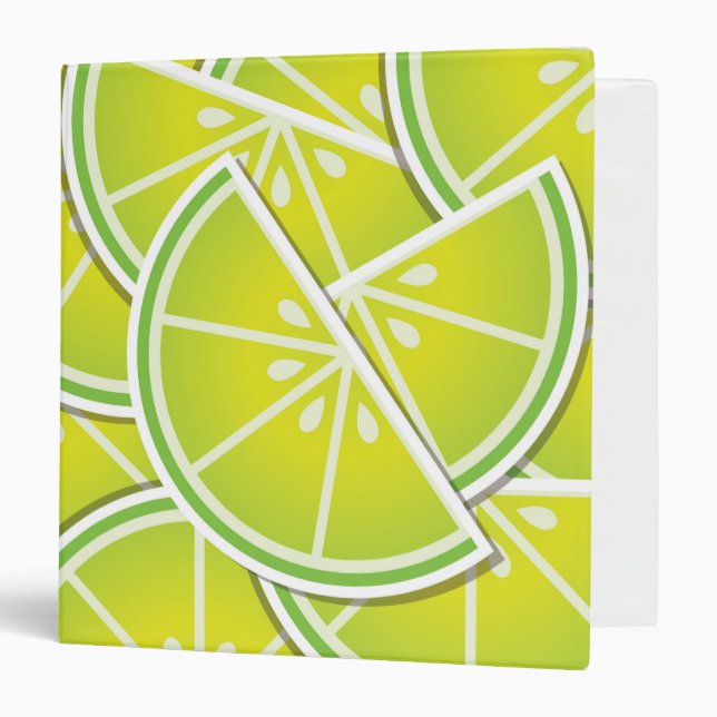 Funky lime wedges binder (Front/Inside)